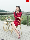 SIW Sven Media VOL.041 Waterfront red skirt - Zhen Zhen(29)